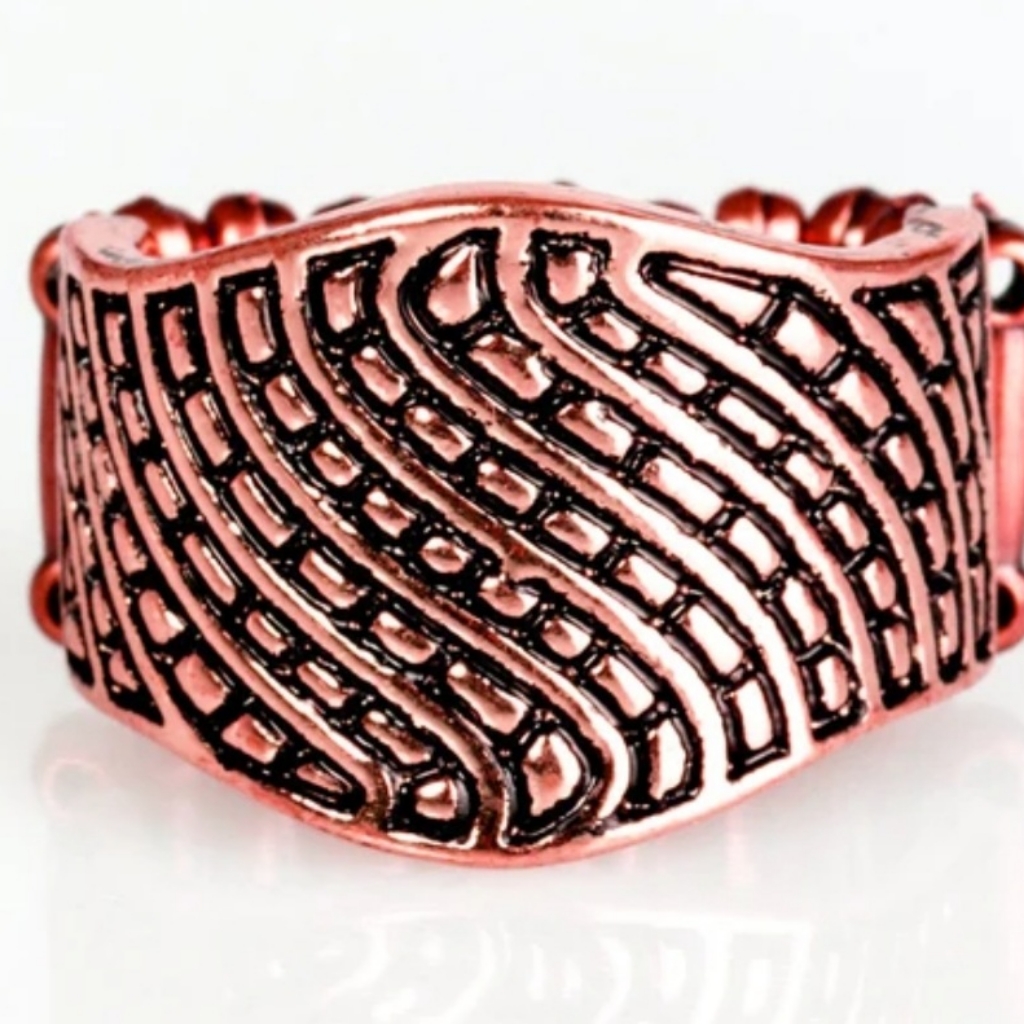 Desert Waves Copper Ring